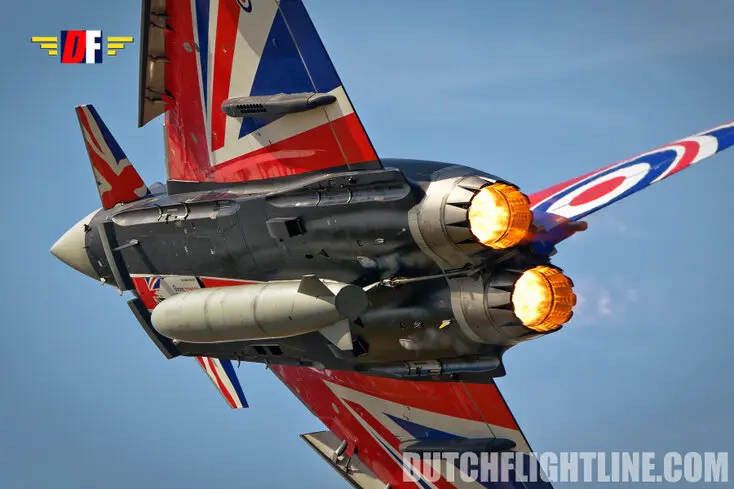 RAF Typhoon Black Jack at Royal International Air Tattoo RAF Typhoon Black Jack at Royal International Air Tattoo