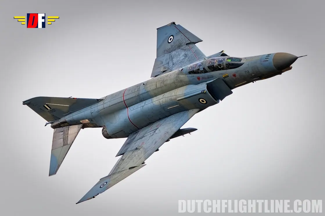 Hellenic Air Force F-4E Phantom at Sanicole airshow 2025
